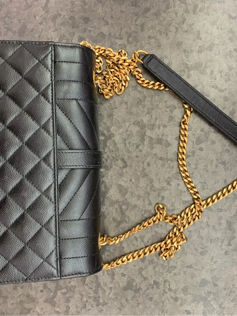 Saint Laurent YSL Envelope Purse Handbag Designer - Picture 9 of 14